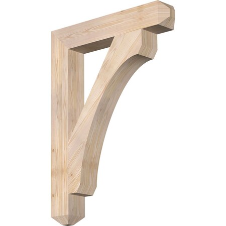 Ekena Millwork Legacy Craftsman Smooth Bracket, Douglas Fir, 5 1/2"W x 34"D x 46"H BKT06X34X46LEC04SDF